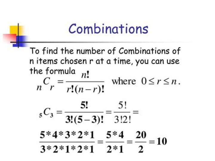 52 Combinations of 4