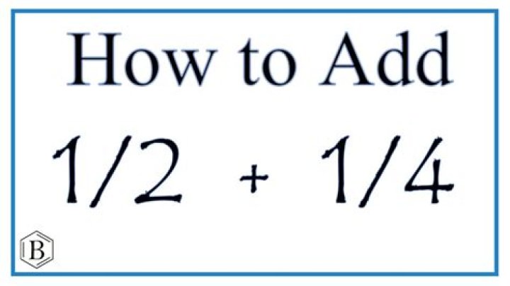 Add 1/4 and 3/16