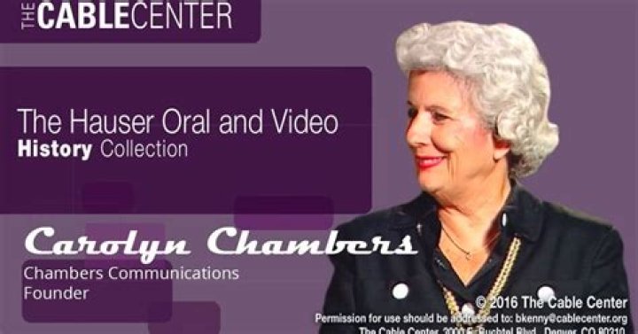 All About Carolyn Chambers | Net Worth, Relationship, Career