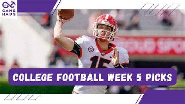 College Football Week 5 Betting Odds for Every Game