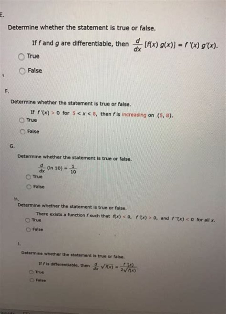 Determine whether the statement is true or false. If 0 < a < b, then Ln a < Ln b