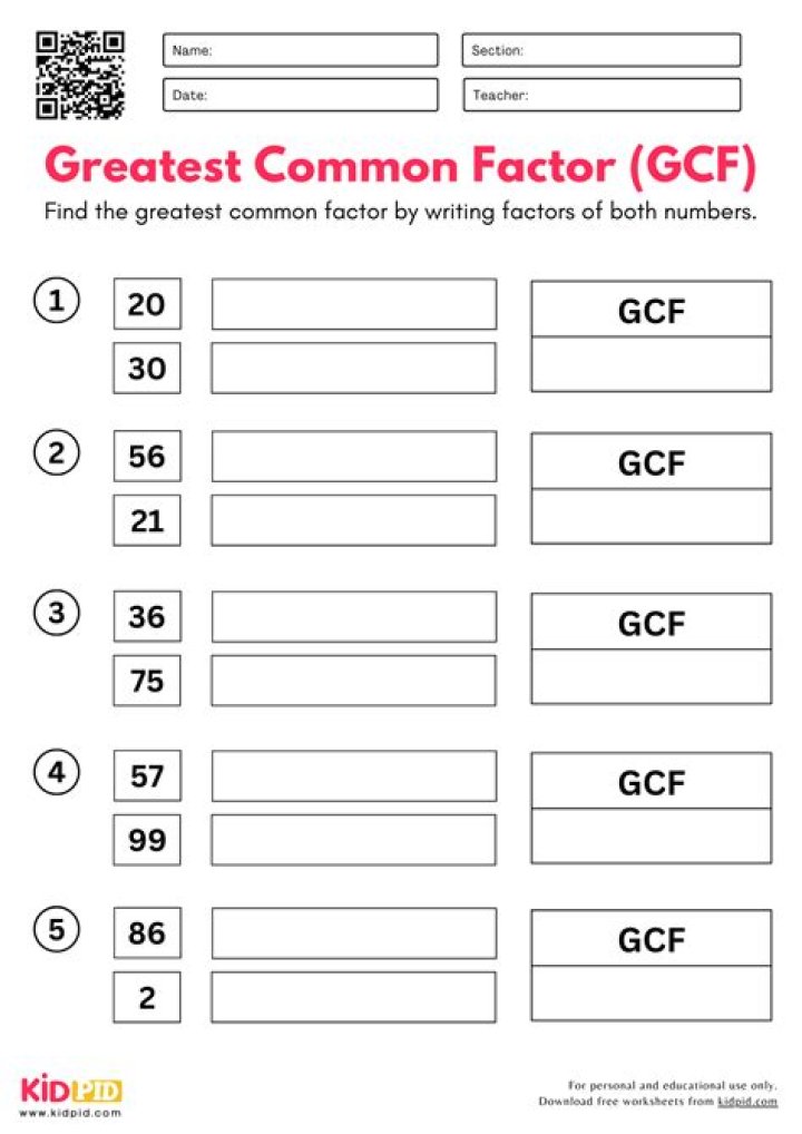 GCF of 1300 and 100