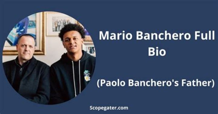Mario Banchero Bio, Age & Facts About Paolo Bancheros Father