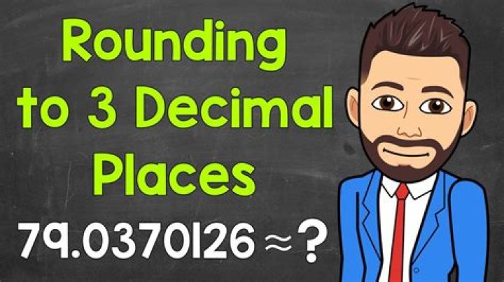 Rounding to Decimal Places Calculator