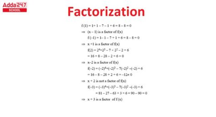 Show Factorization for 41
