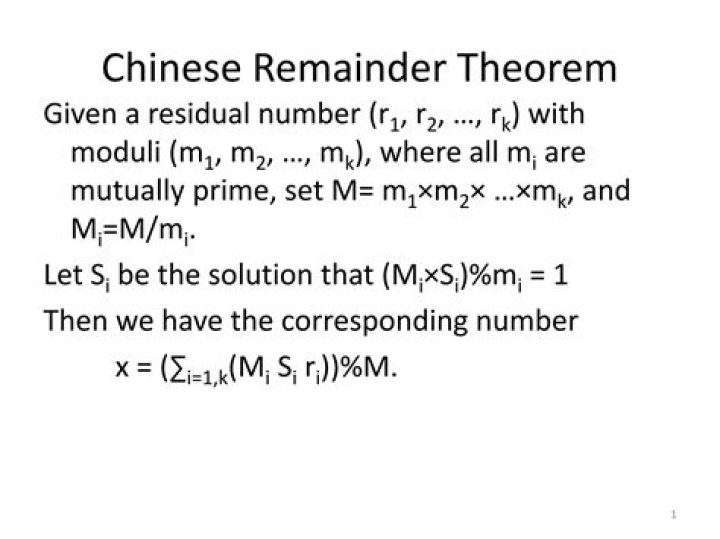 Using the Chinese Remainder Theorem, solve the following system of mod